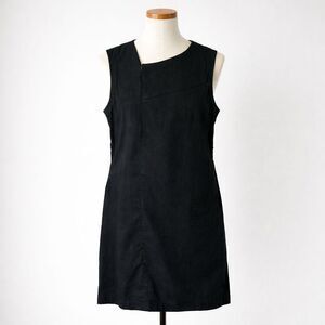 nau Dress Size Large Sleeveless Asymmetric Neckline Organic Cotton Women's